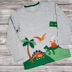 Gymboree Dino Top Embroidered Long-Sleeve Top